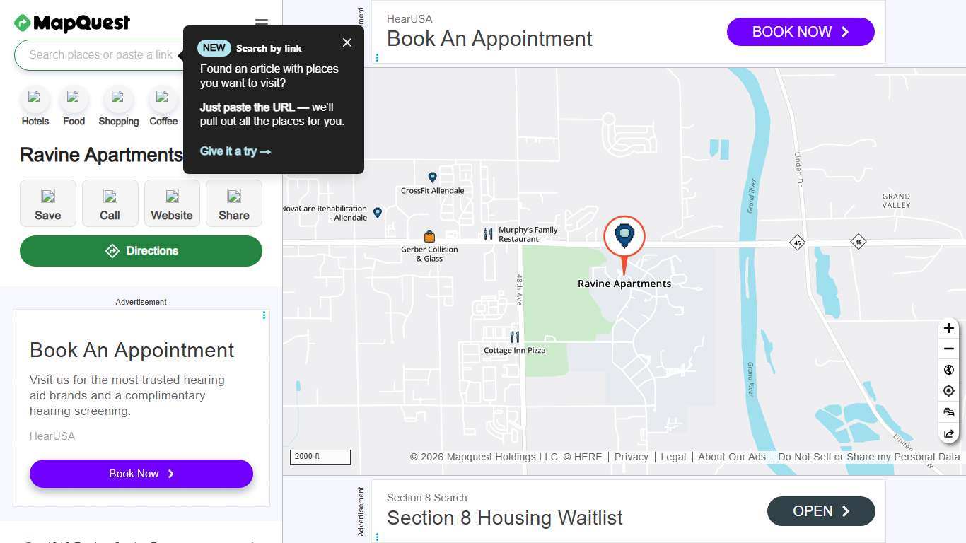 Ravine Apartments, 4310 Ravine Center Dr, Allendale, MI 49401, US - MapQuest