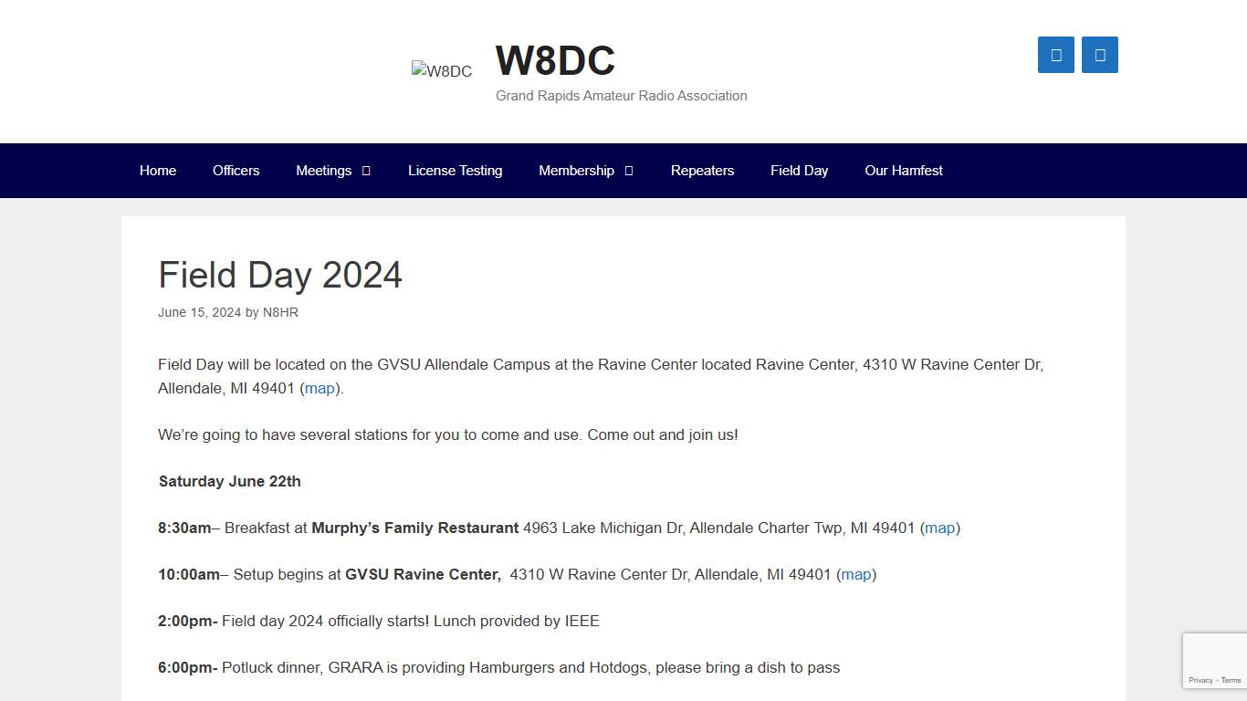 Field Day 2024 – W8DC